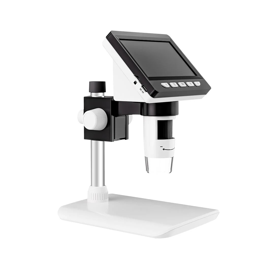 Inskam307 1000X 4.3-inch HD 1080P LCD Digital Microscope Adjustable Desktop Microscope Camera with 8-LED (Support 10 Languages) - 6
