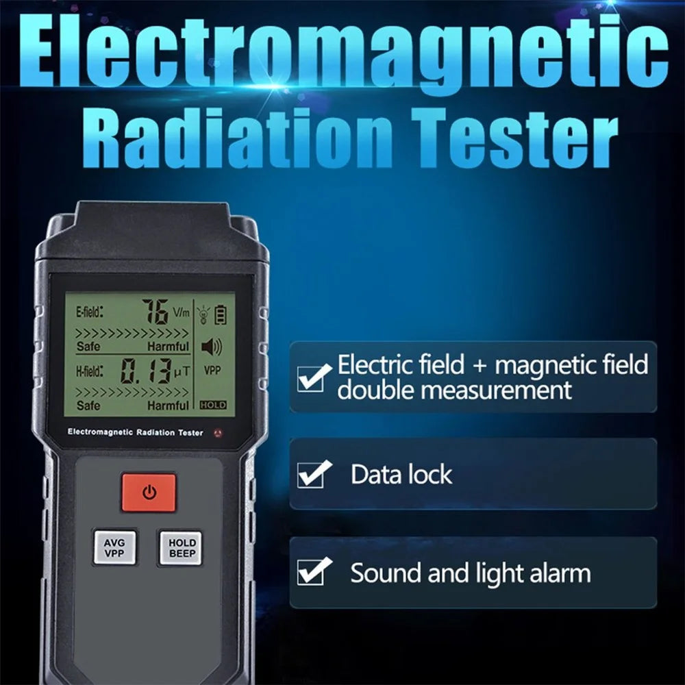 ET825 Electromagnetic Radiation Tester Wave Radiation Detector EMF Meter - 3