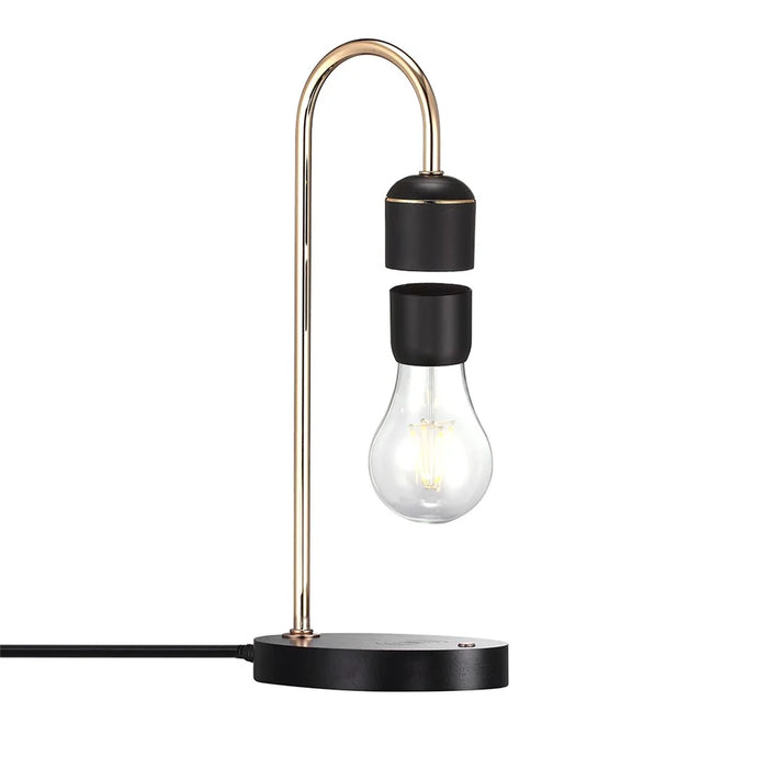 Magnetic Levitating Floating LED Light Bulb Wireless Charger for iPhone Android - US Plug - 2
