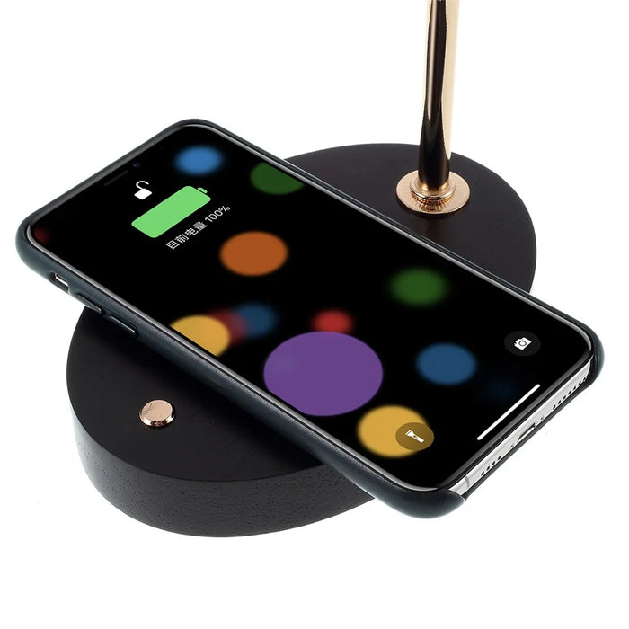 Magnetic Levitating Floating LED Light Bulb Wireless Charger for iPhone Android - US Plug - 6
