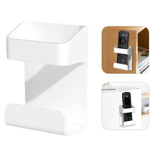 Wall Mounted Remote Control Holder TV Air Conditioner Remote Controller ABS Storage Rack - 1