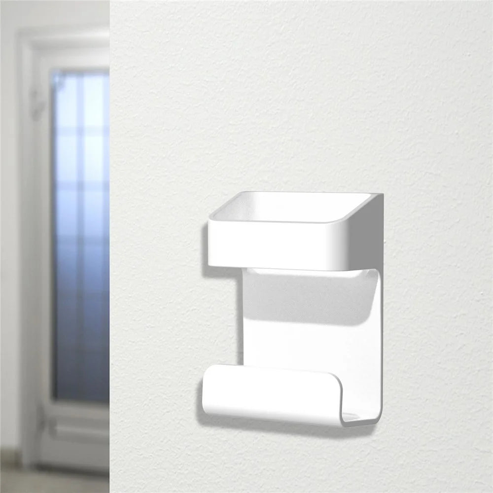 Wall Mounted Remote Control Holder TV Air Conditioner Remote Controller ABS Storage Rack - 5