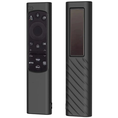 For Samsung BN59-01385 / BN59-01386 Remote Control Drop-Proof Case Silicone Protective Cover - Black - 1