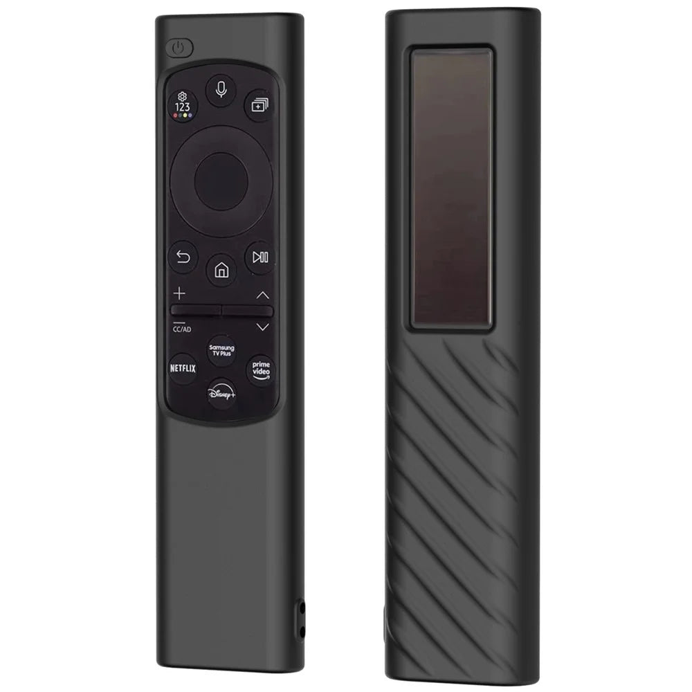 For Samsung BN59-01385 / BN59-01386 Remote Control Drop-Proof Case Silicone Protective Cover - Black - 1