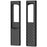 For Samsung BN59-01385 / BN59-01386 Remote Control Drop-Proof Case Silicone Protective Cover - Black - 2