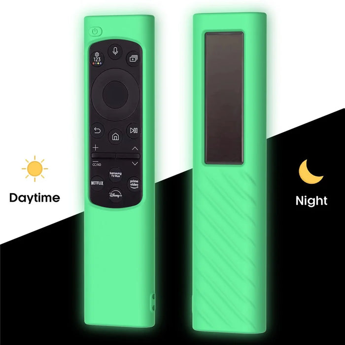 For Samsung BN59-01385 / BN59-01386 Remote Control Drop-Proof Case Silicone Protective Cover - Black - 5