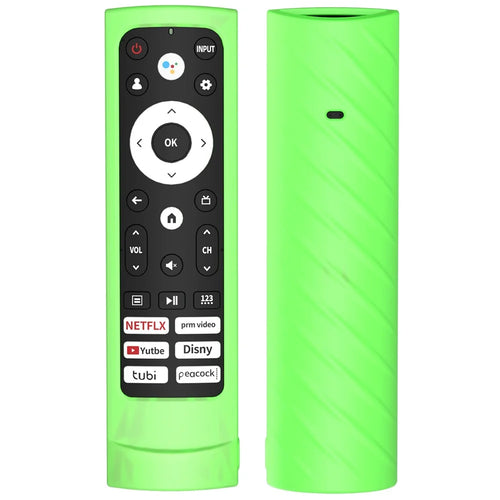 For Hisense ERF3M90 Remote Control Silicone Protective Cover Anti-Drop Case - Fluorescent Green - 1