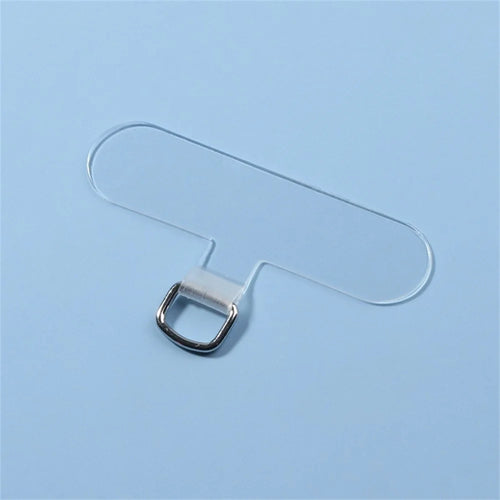 Phone Tether Tab 0.6mm Thick TPU Universal Phone Lanyard Patch Pad - Small T-Shaped - 1