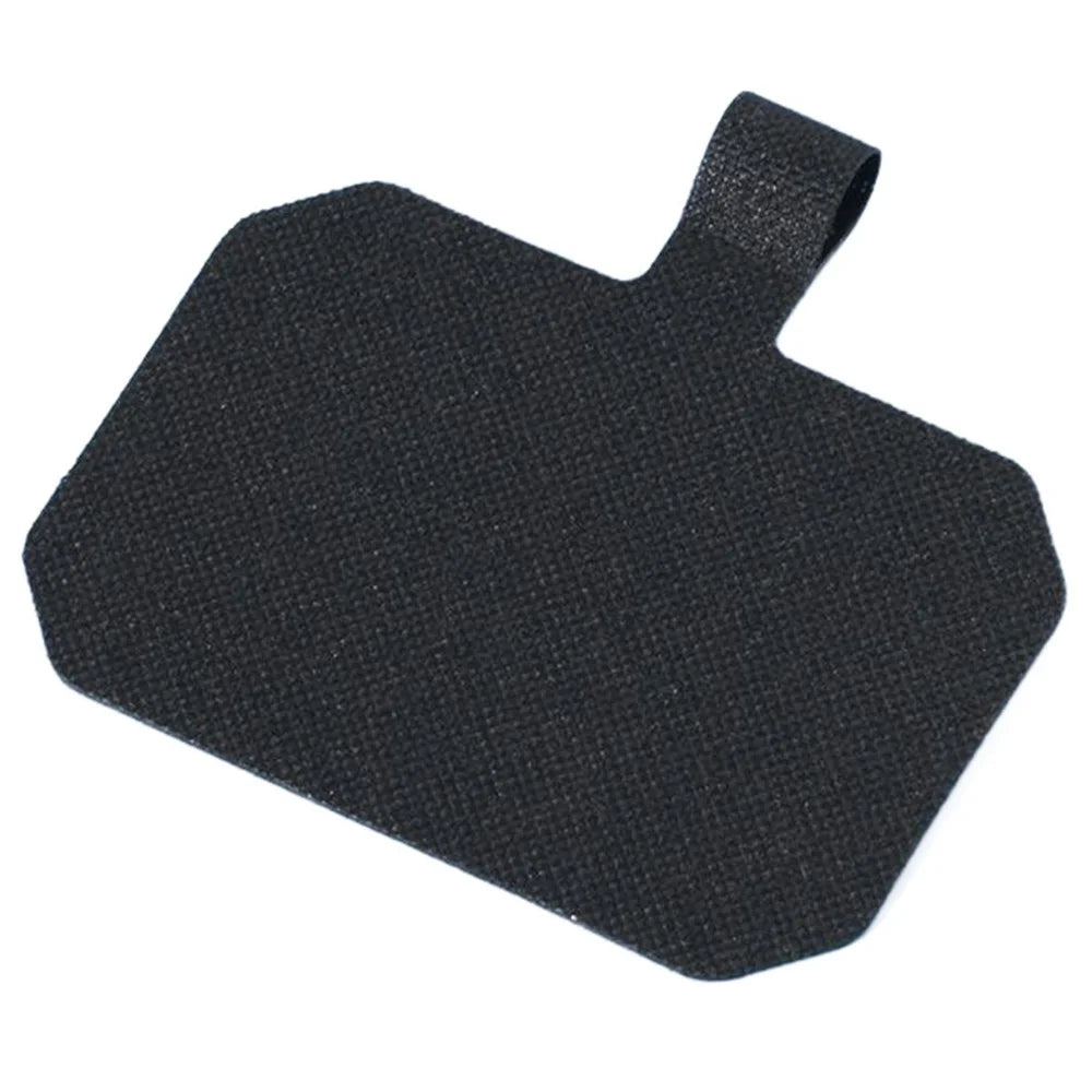Phone Tether Tab Curing Fabric Cell Phone Lanyard Patch Replacement Part - Black - 1