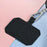 Phone Tether Tab Curing Fabric Cell Phone Lanyard Patch Replacement Part - Black - 2
