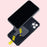 Phone Tether Tab Curing Fabric Cell Phone Lanyard Patch Replacement Part - Black - 3