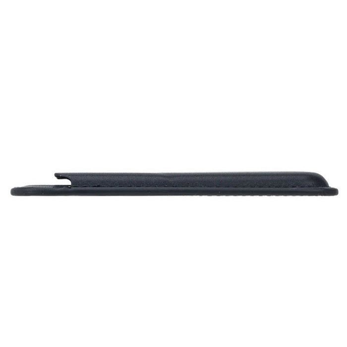 Magnetic Card Holder PU Leather Card Pouch Sleeve - Black - 2
