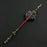 22cm Alloy Monkey King Staff Game Weapon Ruyi Golden Cudgel Game Collection - Tarnish - 1