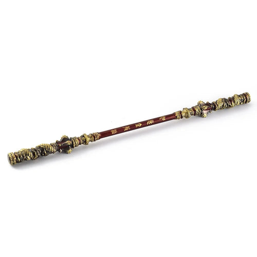 35cm Wukong Game Weapon Golden Cudgels Zinc Alloy Props Game Collection Desk Room Decoration - Bronze - 1