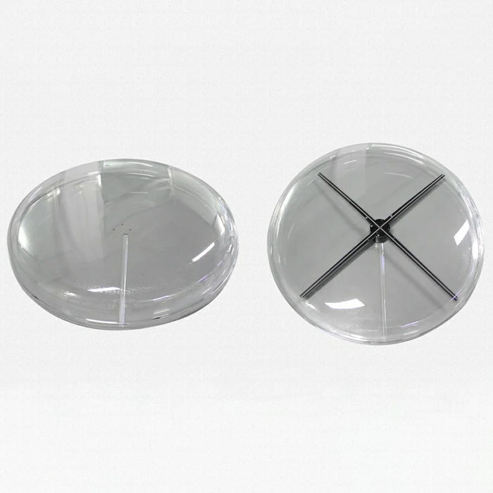3D Holographic Projection Advertising Machine Protective Cover Transparent Acrylic for 42cm Fan - 3