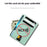 Card Holder RFID Blocking Leather Ultra Slim Wallet Credit Card Case Card Protector - Red - 5