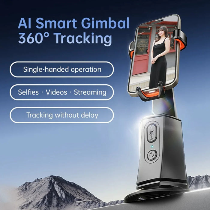 S1 Smart Al Tracking Gravity Sensing Gimbal Phone Holder Desktop Selfie Stabilizer - 4