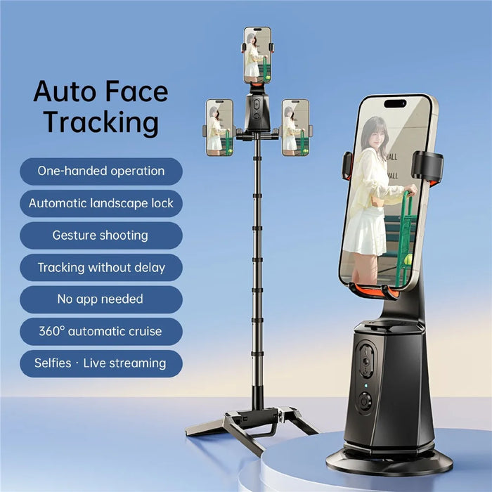 S1 Smart Al Tracking Gravity Sensing Gimbal Phone Holder Desktop Selfie Stabilizer - 5