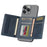 LC.IMEEKE Magnetic Card Holder Kickstand RFID Blocking PU Leather Phone Back Card Case - Blue - 2