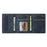 LC.IMEEKE Magnetic Card Holder Kickstand RFID Blocking PU Leather Phone Back Card Case - Blue - 5