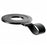 Magnetic Kickstand Metal Phone Grip Ring Holder with Finger Strap  - Black - 4