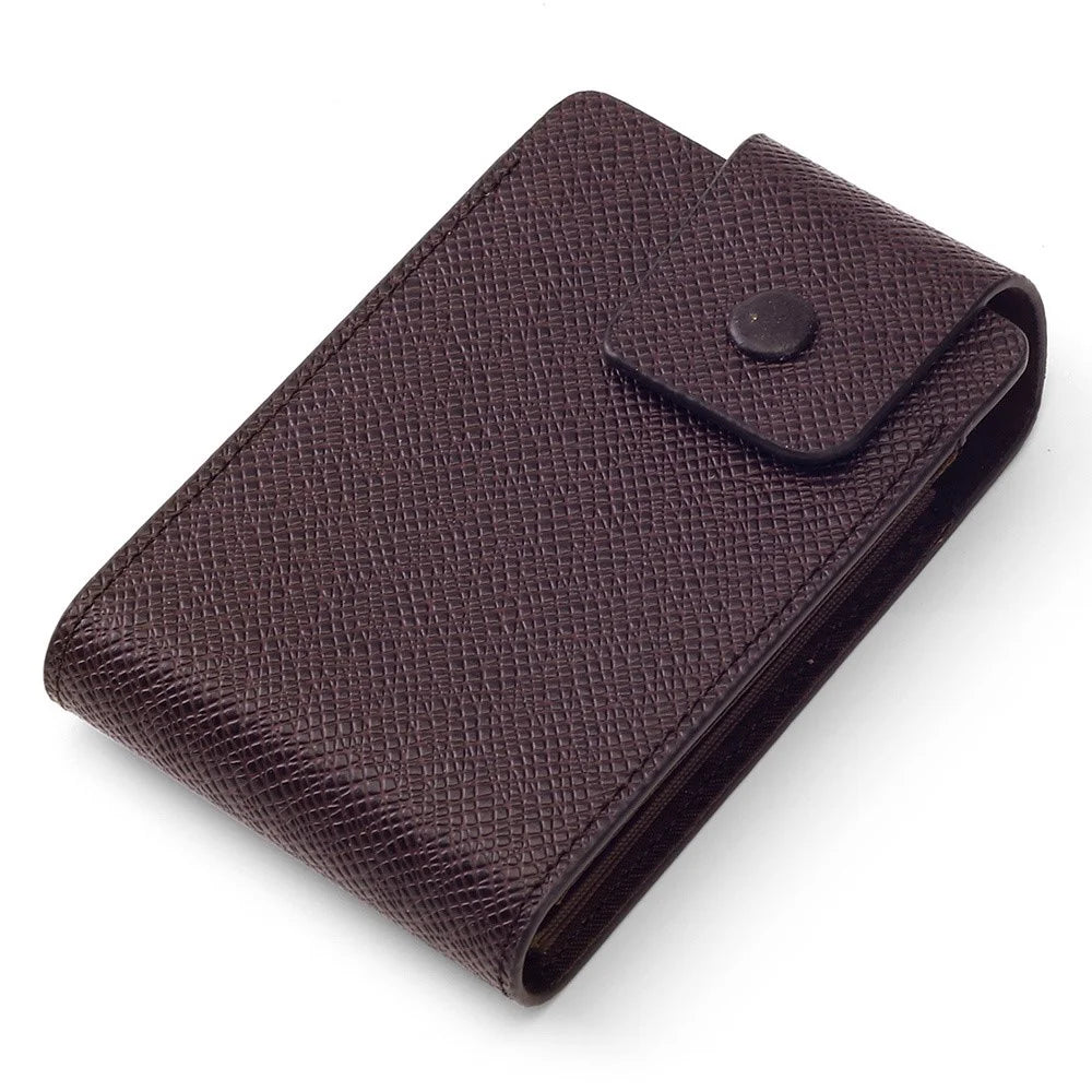 TP-8280 Multi-Function Card Holder Accordion Style Wallet 9 Card Slots 2 Utility Pockets Vertical Design - Brown - 1