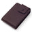 TP-8280 Multi-Function Card Holder Accordion Style Wallet 9 Card Slots 2 Utility Pockets Vertical Design - Brown - 1
