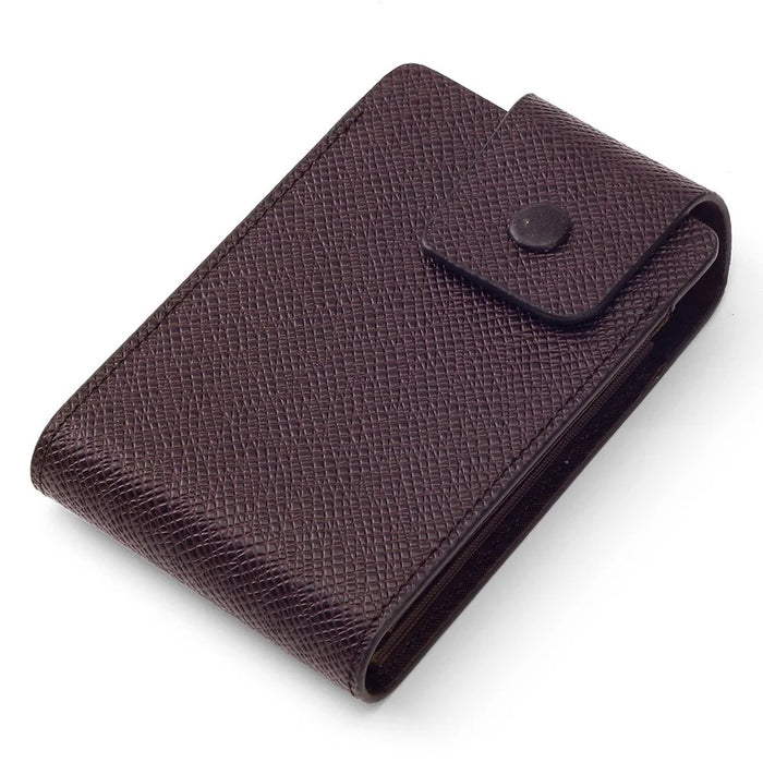 TP-8280 Multi-Function Card Holder Accordion Style Wallet 9 Card Slots 2 Utility Pockets Vertical Design - Brown - 1