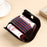 Multi-Function Card Holder Accordion Style Wallet 9 Card Slots 2 Utility Pockets Horizontal Design - Brown - 5