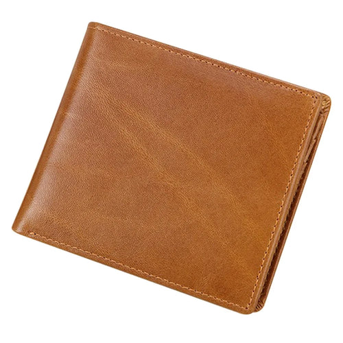 TP-169 Vintage Leather Wallet for Men Multifunctional Card Holder Coin Purse RFID Anti-Theft Billfold - Brown - 1