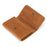 TP-8227 Mini Leather Coin Purse Wallet with Snap Button Credit Card Business Card Organizer - Brown - 2
