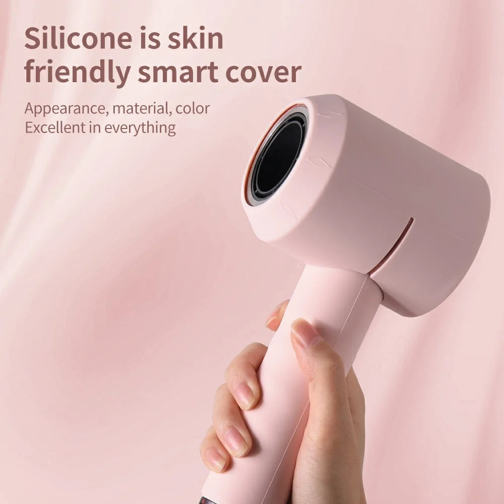 For Dyson Supersonic Nural (HD16) Hair Dryer Silicone Skin Cover Anti Scratch Protective Case - Pink - 6