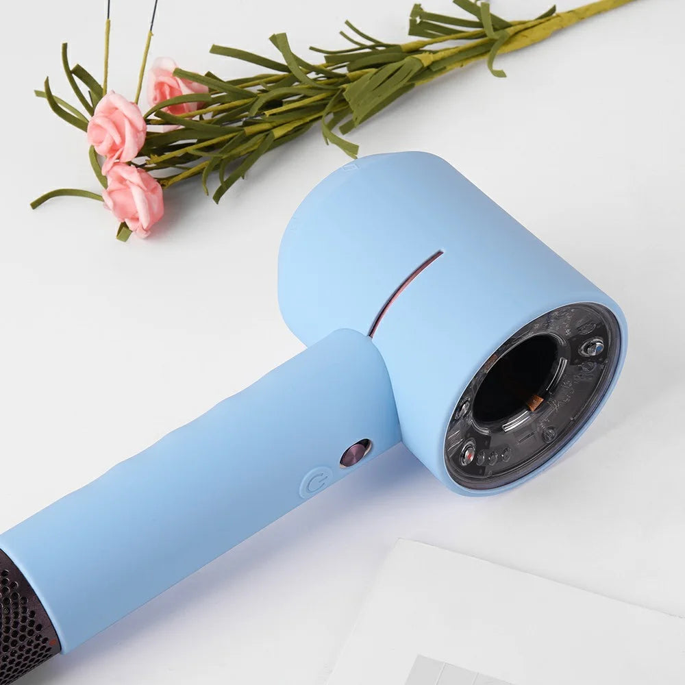 For Dyson Supersonic Nural (HD16) Hair Dryer Silicone Skin Cover Anti Scratch Protective Case - Pink - 7
