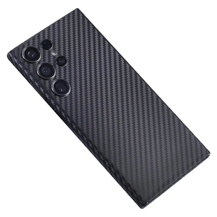 For Samsung Galaxy S24 Ultra Rear Screen Protector Pattern Design Phone Back Film Full Coverage Anti Scratch - 2D Carbon Fiber - 1