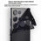 For Samsung Galaxy S24 Ultra Rear Screen Protector Pattern Design Phone Back Film Full Coverage Anti Scratch - 2D Carbon Fiber - 4