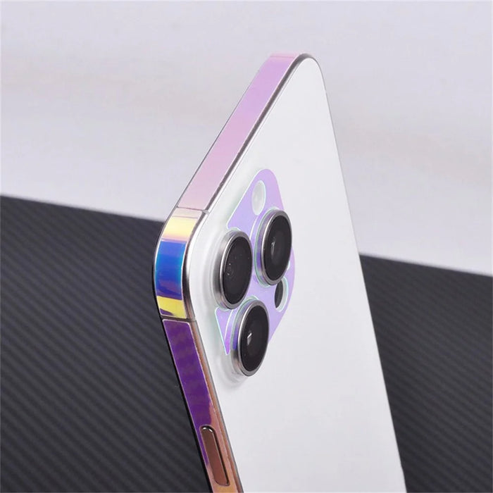 Phone Frame Film for iPhone 15 Pro Max Luminous Edge Protector Sticker Scratch Resistant Side Film - 3