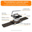 For AirTag Protective Case Anti Lost Tracker Locator Waterproof PC Cover with Metal Buckle - Black - 5