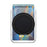 Clear Magnetic Phone Card Holder Kickstand Multi Angle Adjustable Metal PC Sliding Design Card Holder - Black - 1