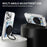 Clear Magnetic Phone Card Holder Kickstand Multi Angle Adjustable Metal PC Sliding Design Card Holder - Black - 4
