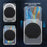 Clear Magnetic Phone Card Holder Kickstand Multi Angle Adjustable Metal PC Sliding Design Card Holder - Black - 6