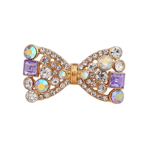 DIY Phone Case Charms Bow Decorations 3D Blinged Charms Accessory - Rhinestone / White - 1