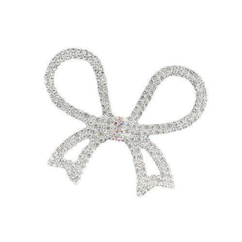Rhinestone Bow Phone Case Charms DIY Accessory Alloy Handmade Ribbon Design Phone Shell Decorations - 1