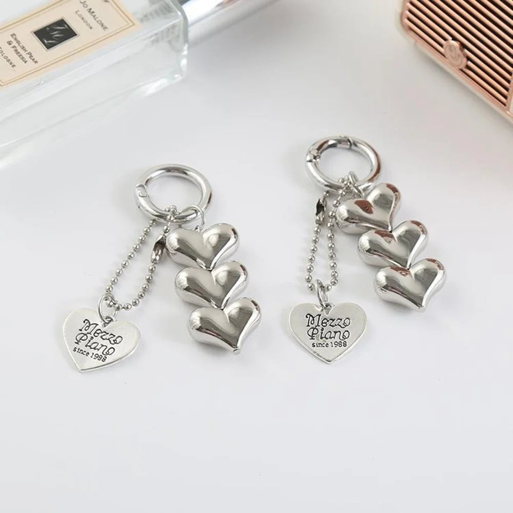 DIY Heart Pendant Phone Case Chain for AirPods Protective Cover Charm Accessories - 2