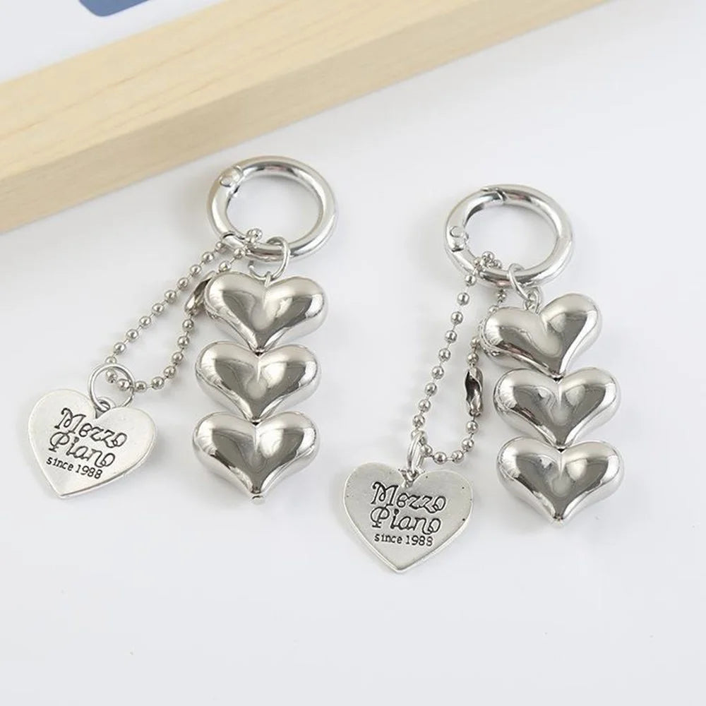 DIY Heart Pendant Phone Case Chain for AirPods Protective Cover Charm Accessories - 3