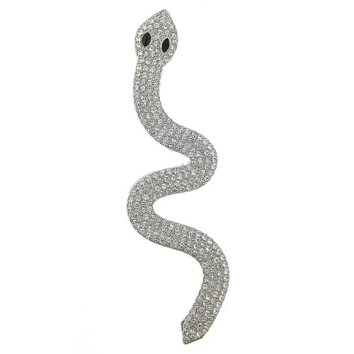 DIY Phone Case Charms Alloy + Rhinestone Decor Snake Shape Handmade Crafts Accessories - 1