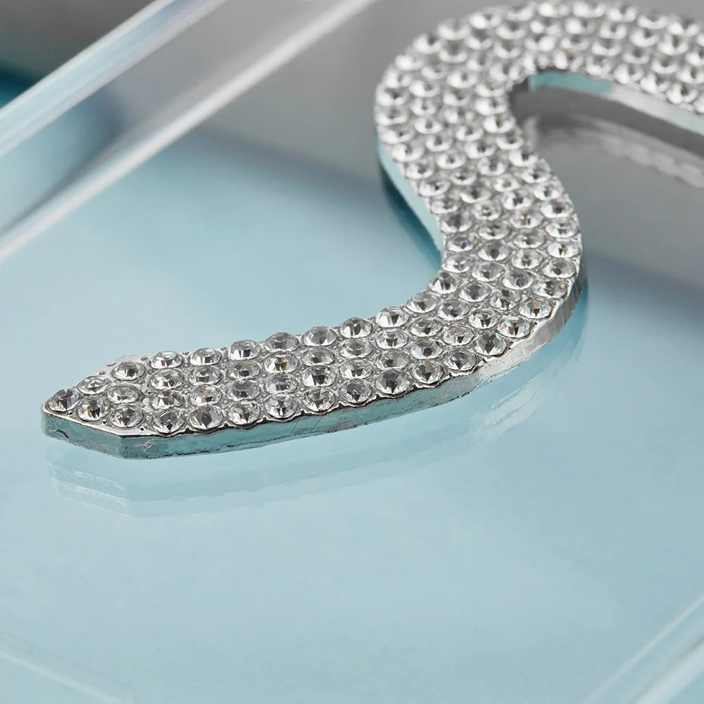 DIY Phone Case Charms Alloy + Rhinestone Decor Snake Shape Handmade Crafts Accessories - 7