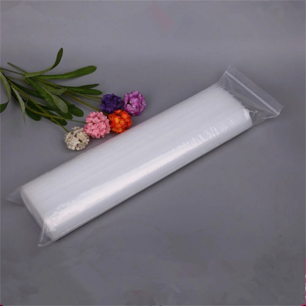 100Pcs 45x55cm Thicken PE Resealable Bags 0.16mm Clear Food Storage Freezing Organization Pouches - 3
