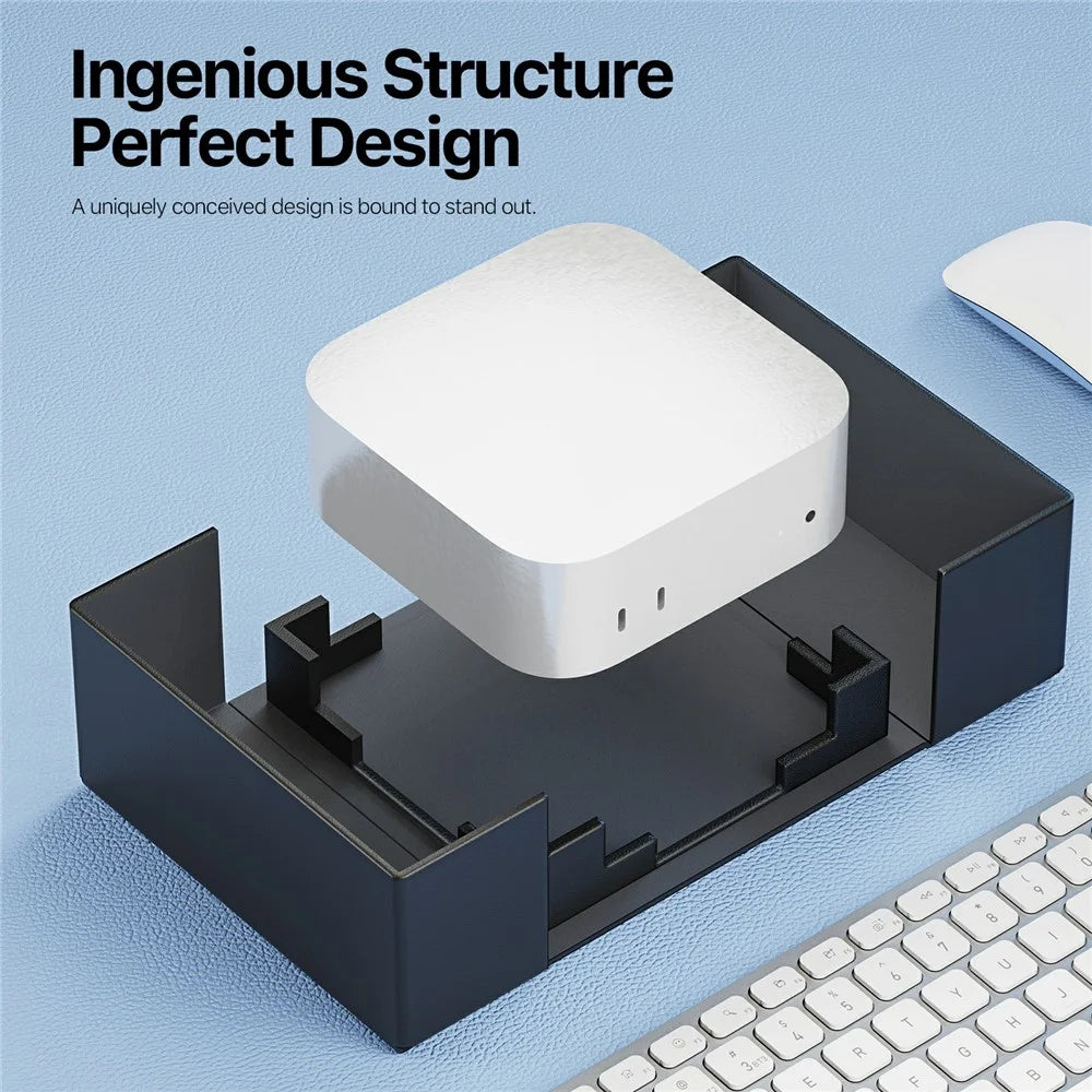 DUX DUCIS For Mac Mini M4  /  M4 Pro Protective Case Magnetic Closure Heat Dissipation Leather Cover - 4