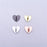 10Pcs / Pack Metal Phone Charm Hook Electroplate Ring Gripper for Phone Case DIY Accessories - Silver Heart - 2