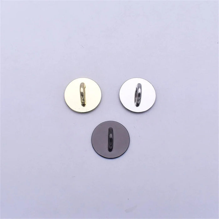 10Pcs / Pack Metal Phone Charm Hook Electroplate Ring Gripper for Phone Case DIY Accessories - Silver Heart - 3